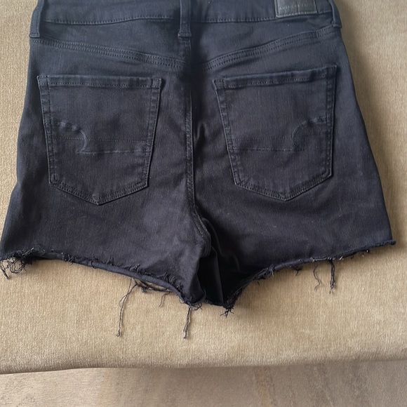 American Eagle Super High Rise Shorts - Black - Picture 6 of 9